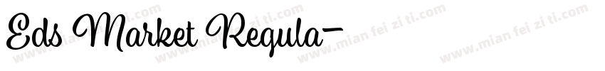 Eds Market Regula字体转换